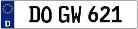 Truck License Plate